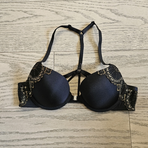 Lasenza Beyond Sexy black Lace halter bra - Picture 1 of 6